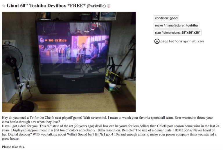 Perfect TV for any football fan