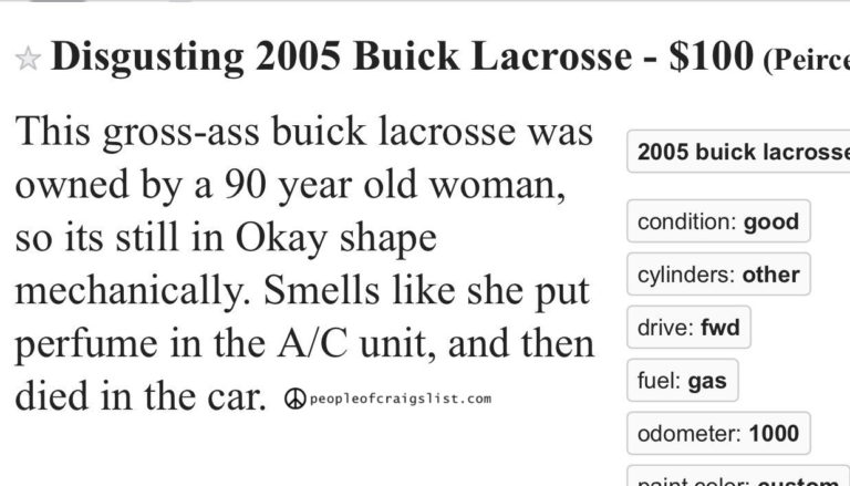 Disgusting Buick Lacrosse