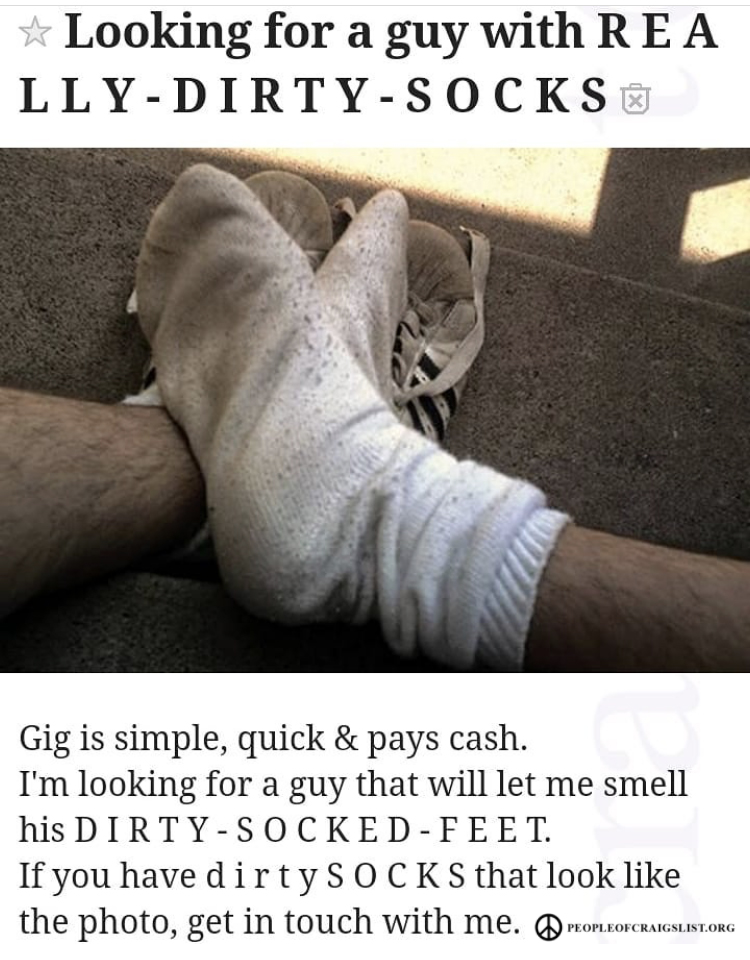 Dirty Socks Craigslist